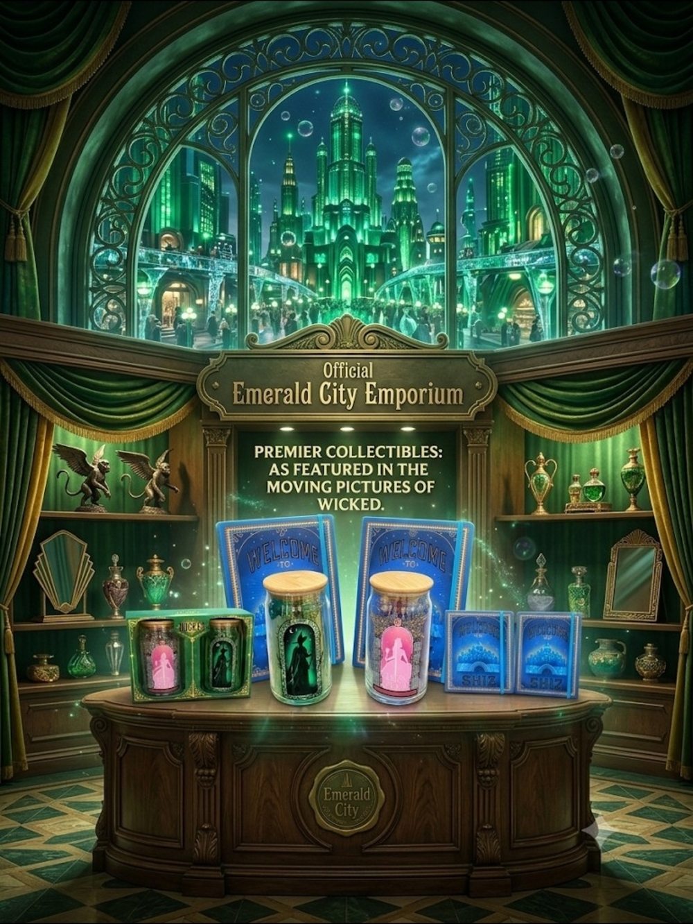 Wicked 4pc Tumbler And Journal Set-NIB!